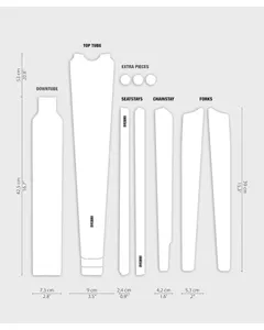 DYEDBRO Gravel Frame Protection - Clear